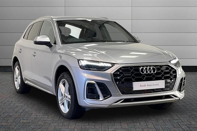 Used Audi Q5 S-Line 204 HP (150 kW) 2021 Silver SUV
