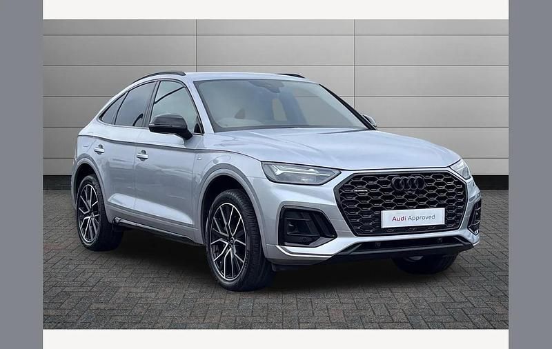 Used Audi Q5 Sportback Black Edition 204 HP (150 kW) 2024 Silver SUV