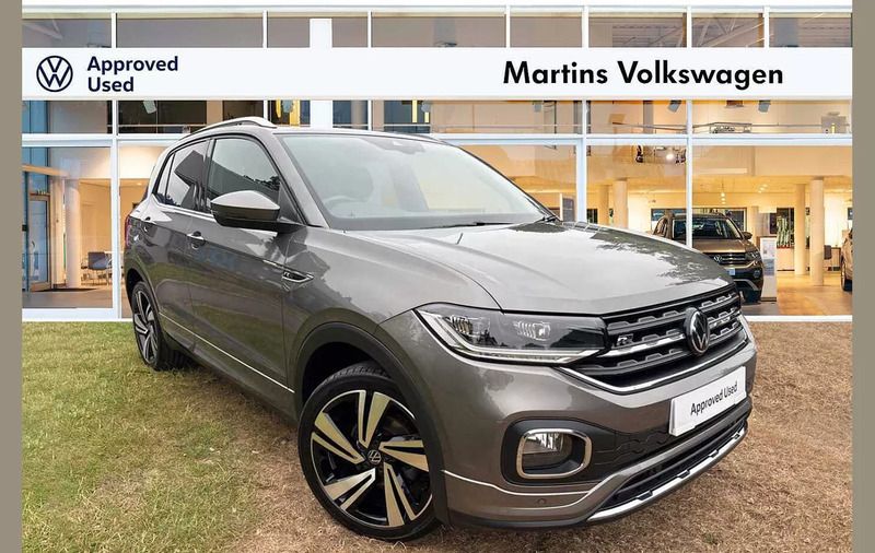 Grey Used 2021 VW T-Cross R-line SUV | £21,295 (Fair price) - Image 1/4