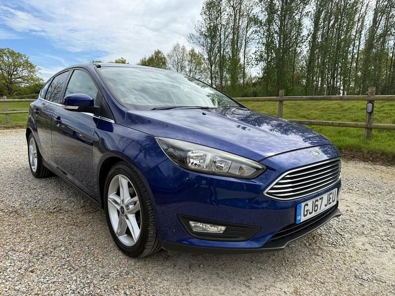 Blue Used 2017 Ford Focus Zetec Hatchback | £4,995 (Good price) - Image 1/4