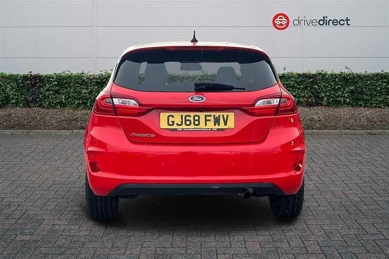 Used Ford Fiesta Titanium 2018 Red Hatchback