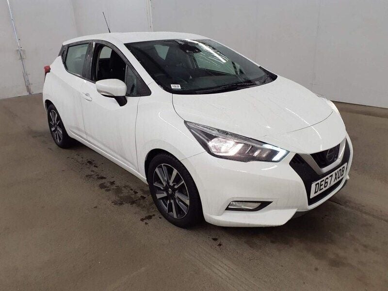 White Used 2017 Nissan Micra Acenta Hatchback | £8,646 (Fair price) - Image 1/4