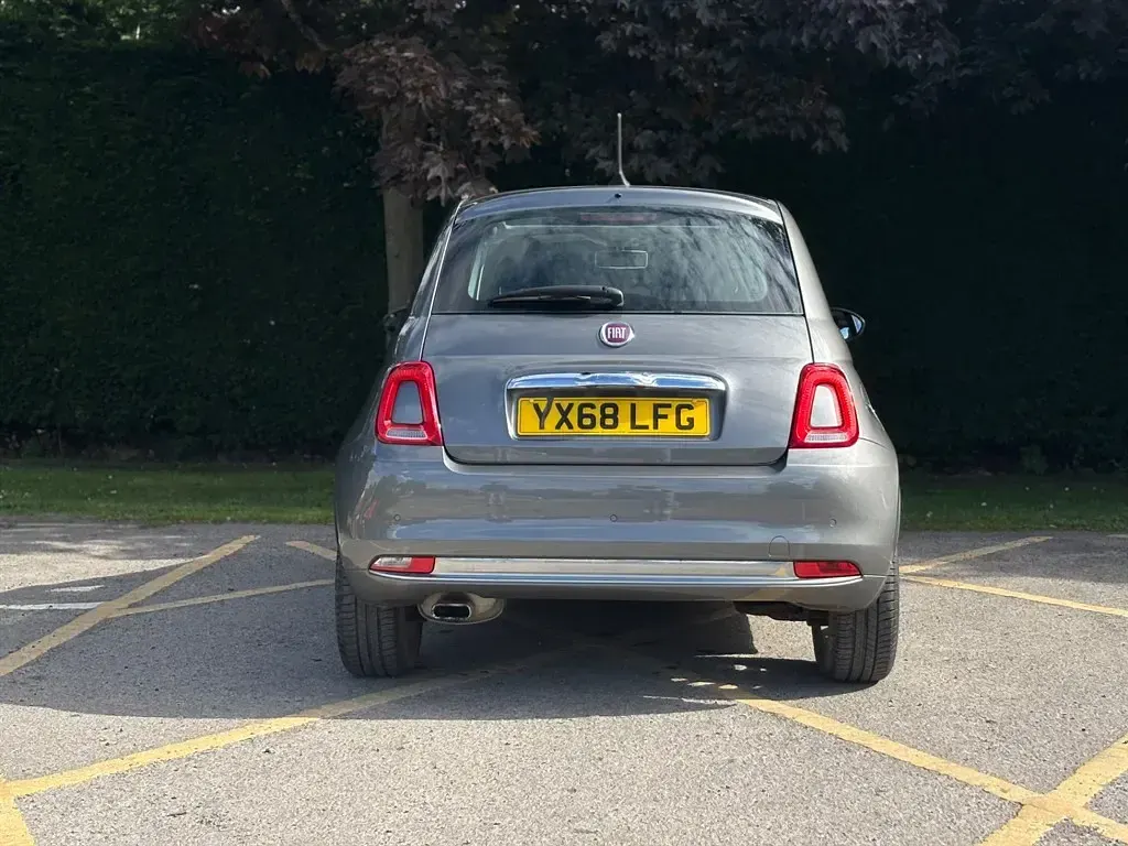 Used Fiat 500 Lounge 69 HP (50 kW) 2018 Grey Hatchback