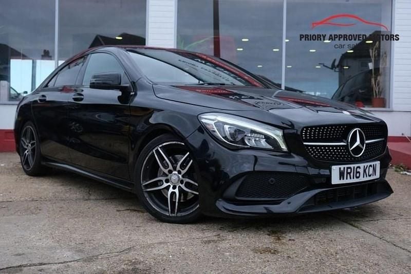 Black Used 2016 Mercedes CLA220 AMG line Sedan | £10,999 (Fair price) - Image 1/1
