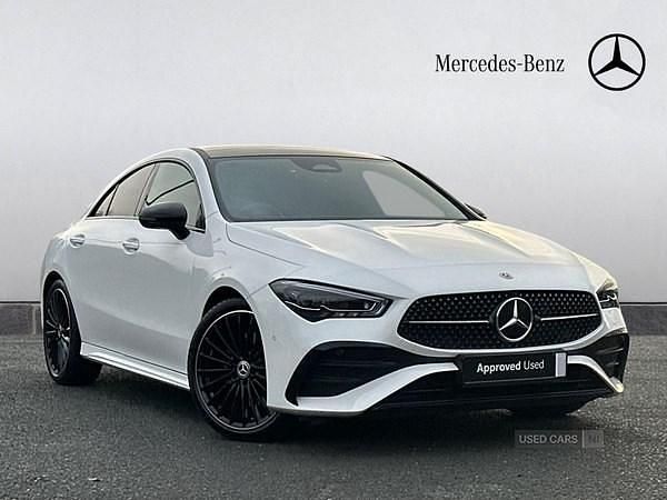Used Mercedes CLA220 AMG Line Premium Plus 190 HP (139 kW) 2025 White Sedan