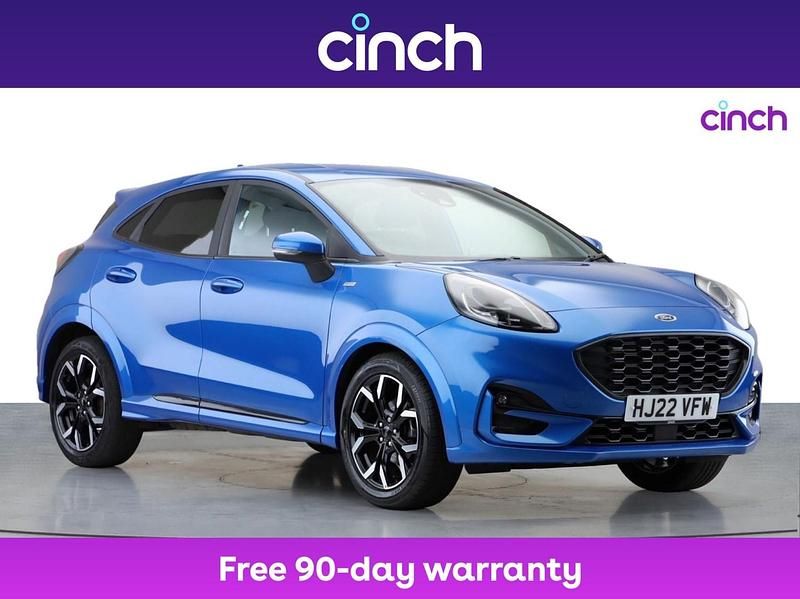 Blue Used 2022 Ford Puma ST-Line X SUV | £13,759 (Fair price) - Image 1/3