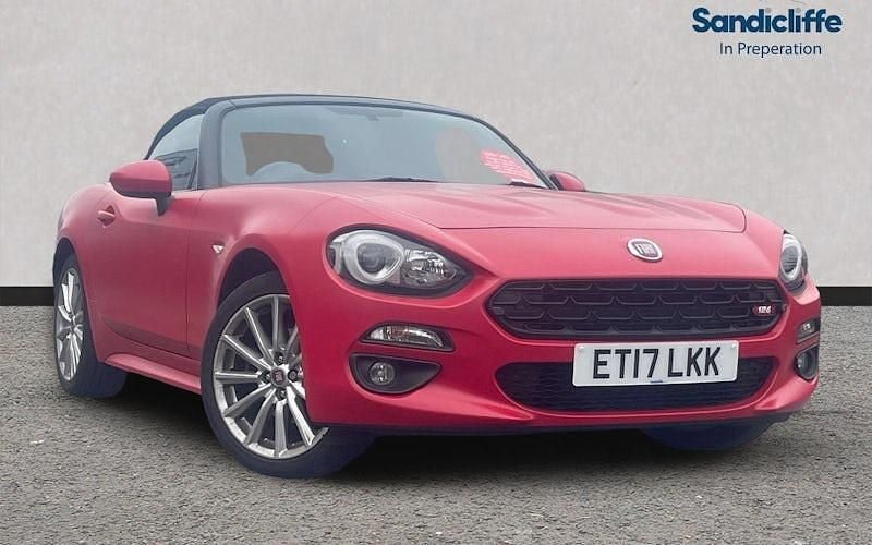 Special solid passione red Used 2016 Fiat 124 Spider Lusso Cabriolet | £11,800 (Fair price) - Image 1/4