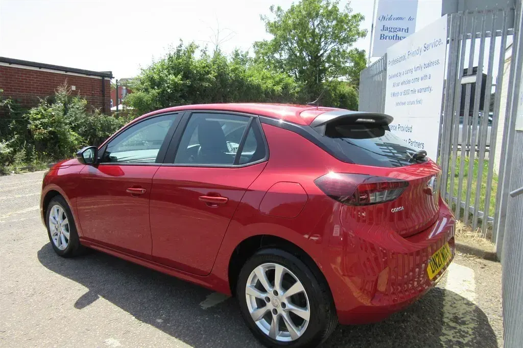 Used Vauxhall Corsa 75 HP (55 kW) 2021 Red Hatchback
