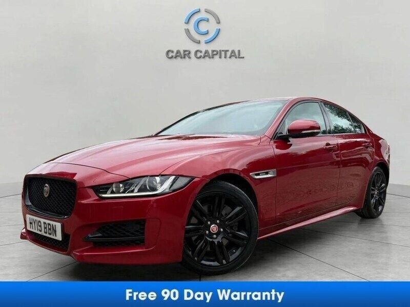Red Used 2019 Jaguar XE R-Sport Sedan | £15,788 (Fair price) - Image 1/3