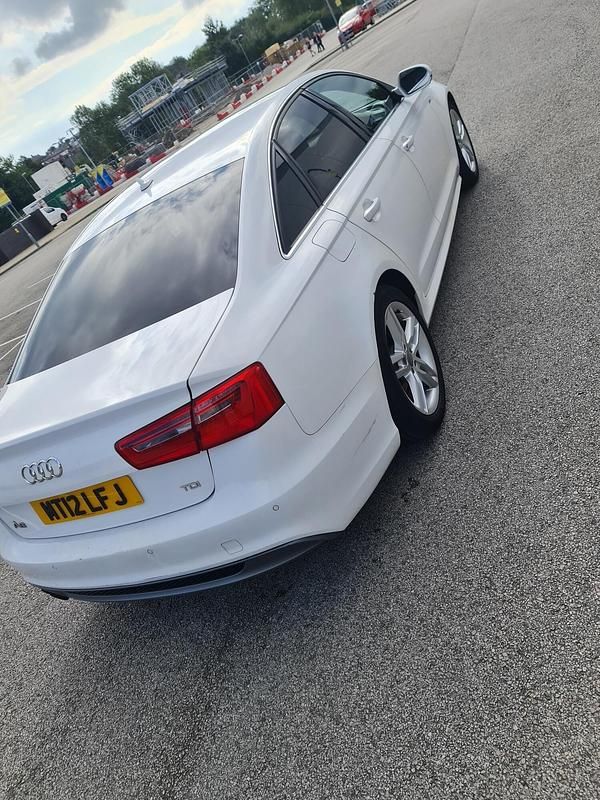 Used Audi A6 S-Line 2012 White Sedan