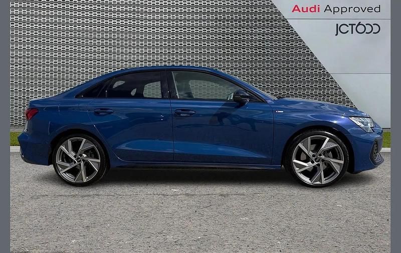 Used Audi A3 Black Edition 147 HP (108 kW) 2025 Blue Sedan