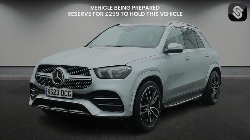 Used Mercedes GLE400 AMG line 330 HP (242 kW) 2022 Hightech silver SUV
