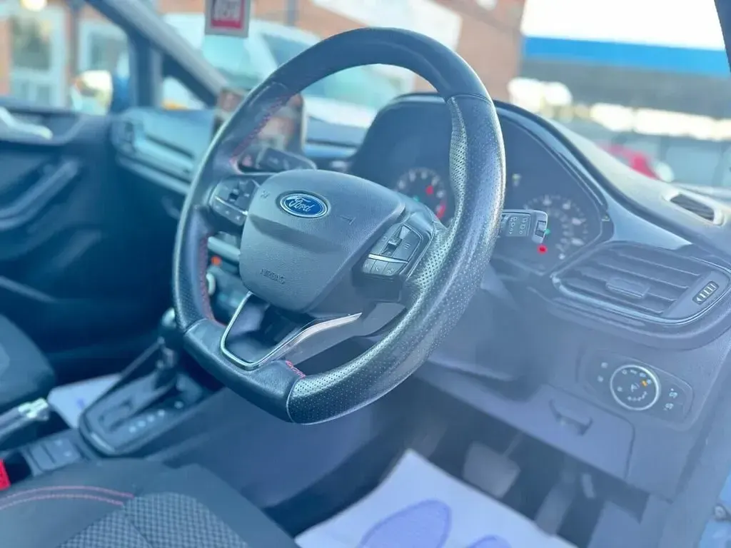 Used Ford Fiesta ST-Line 100 HP (73 kW) 2019 Blue Hatchback