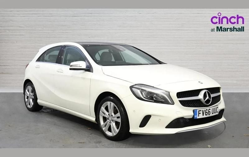 White Used 2017 Mercedes A200 Premium Plus Hatchback | £11,424 (Good price) - Image 1/4
