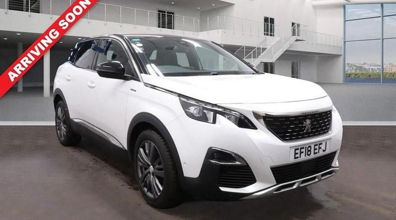 White Used 2018 Peugeot 3008 GT-line SUV | £9,500 (Fair price) - Image 1/4