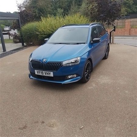 Blue Used 2019 Skoda Fabia Monte Carlo Estate | £11,495 (Fair price) - Image 1/1