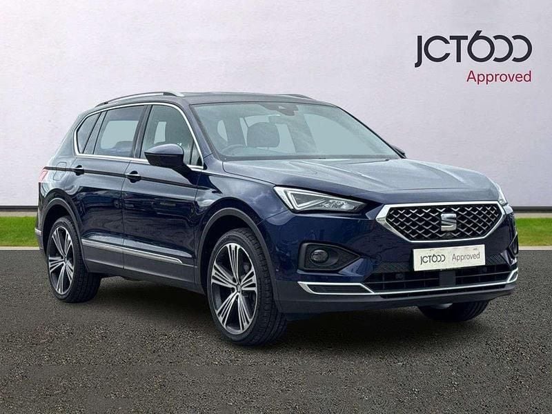 Blue Used 2021 Seat Tarraco XCELLENCE Lux SUV | £20,900 (Fair price) - Image 1/4