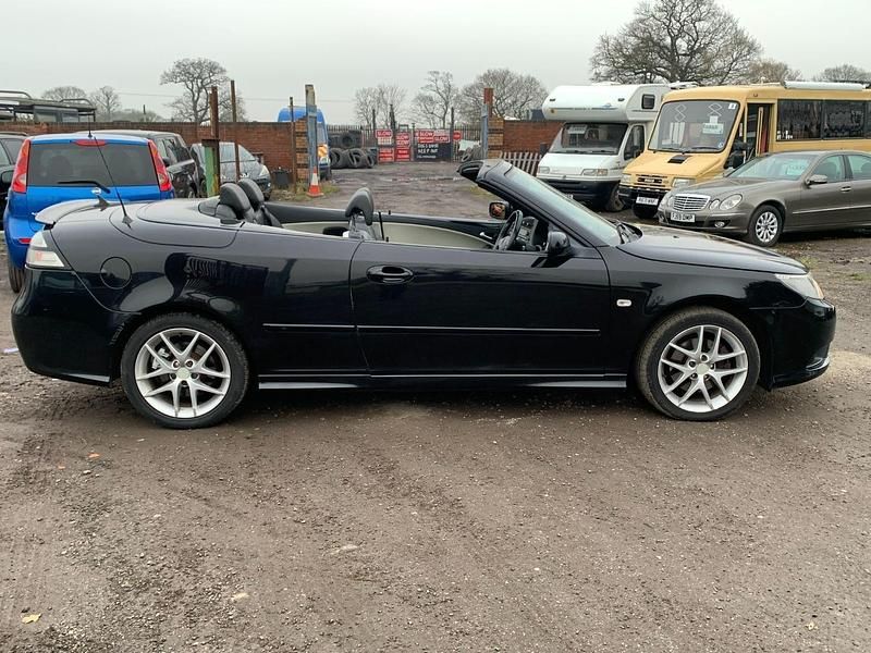 Used Saab 9-3 Cabriolet Vector 2009 Black Cabriolet