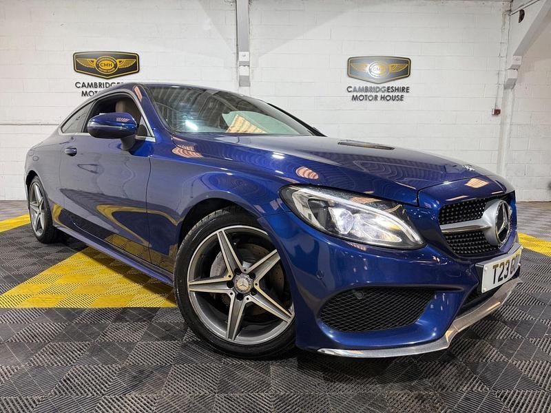 Blue Used 2016 Mercedes C220 AMG line Coupe | £11,950 (Fair price) - Image 1/4