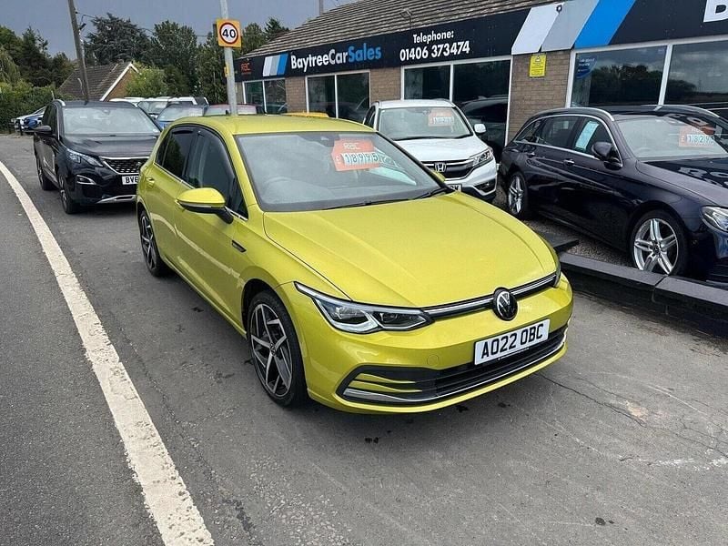 Used VW Golf VIII Style 2022 Yellow Hatchback