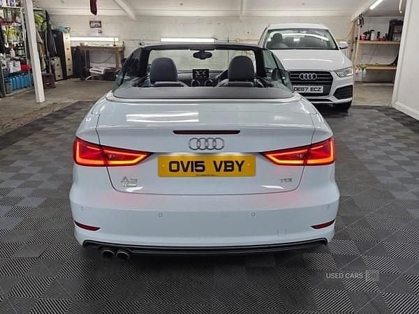 Used Audi A3 Cabriolet S-Line 2015 White Cabriolet