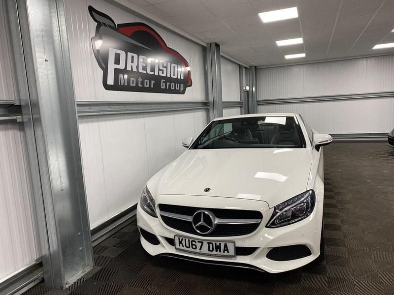 Used Mercedes C220 Premium Plus 170 HP (125 kW) 2017 White Cabriolet