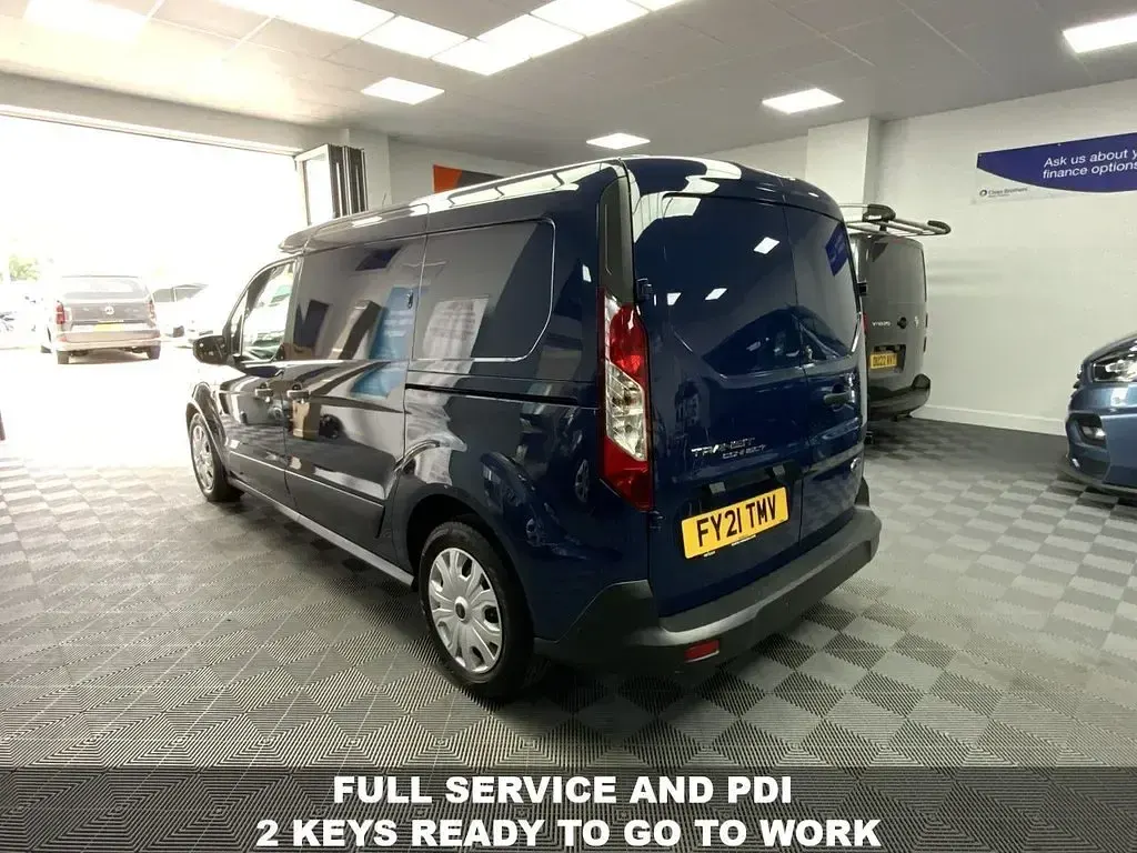 Used Ford Transit Trend 100 HP (73 kW) 2021 Blue Van