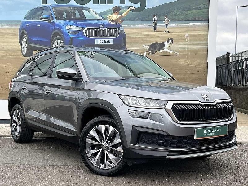Graphite grey metallic Used 2022 Skoda Kodiaq SE Drive SUV | £25,490 (Fair price) - Image 1/4