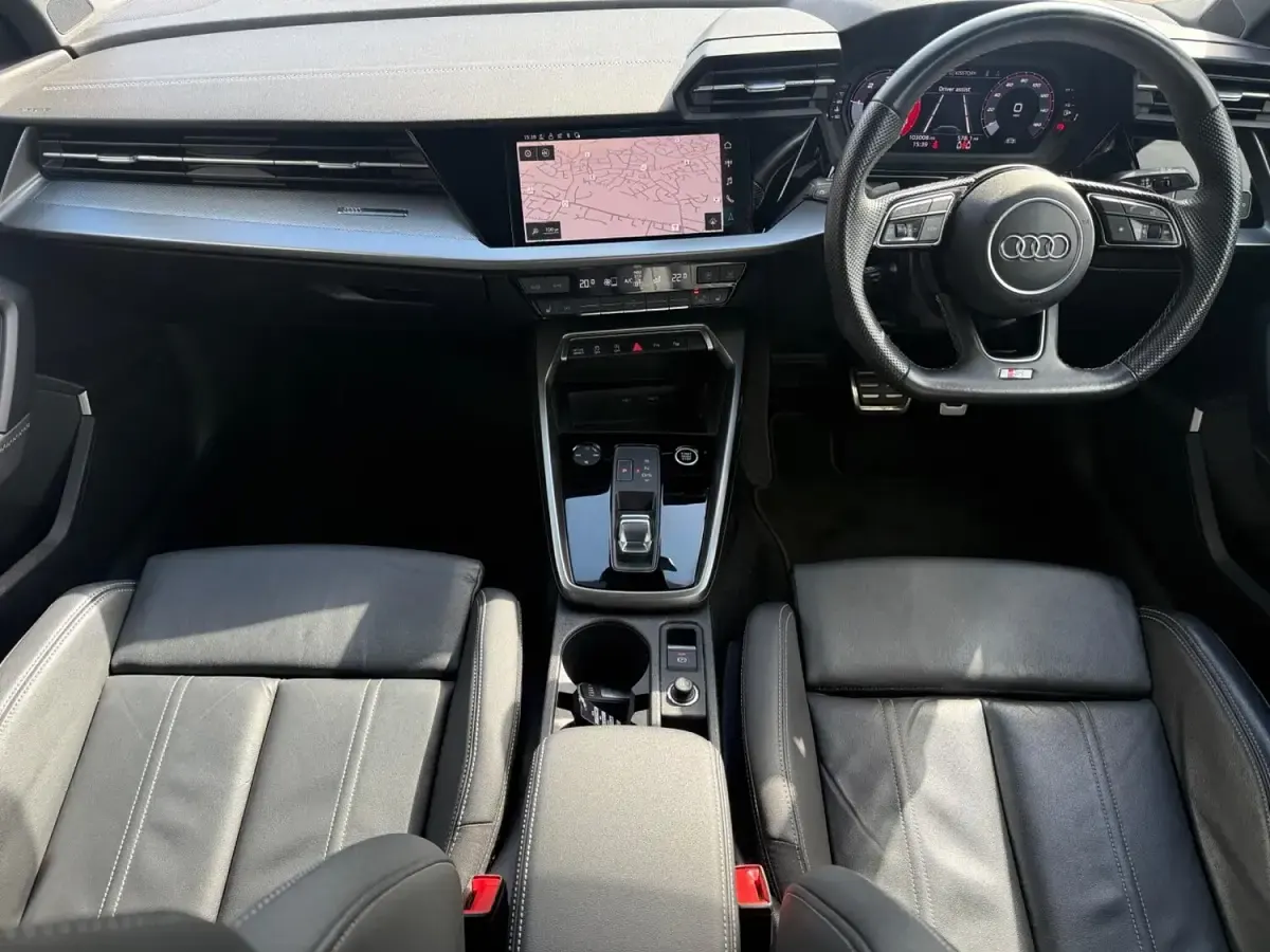 Used Audi A3 Sportback S-Line 2022 Black Hatchback