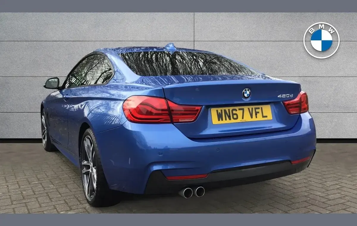 Used BMW 420 M Sport 187 HP (137 kW) 2017 Blue Coupe