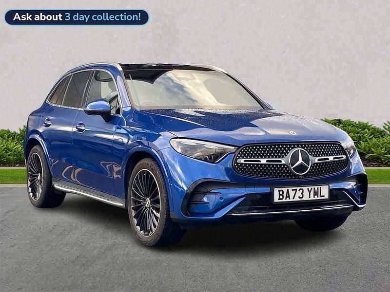 Used Mercedes GLC300e AMG Line Premium Plus 280 HP (205 kW) 2024 Blue Estate