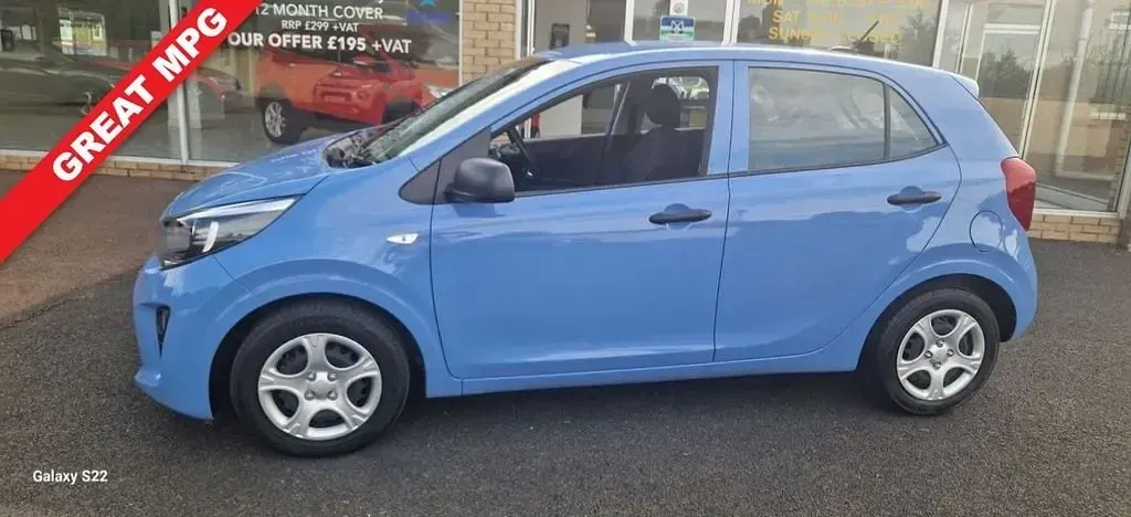 Usado Kia Picanto 66 CV (48 kW) 2022 Azul Utilitario