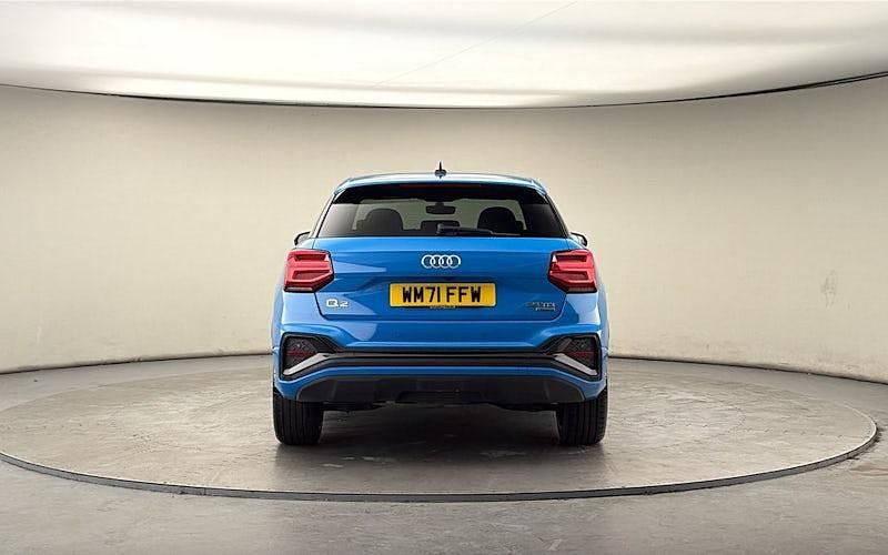 Used Audi Q2 Black Edition 150 HP (110 kW) 2021 Turbo blue SUV