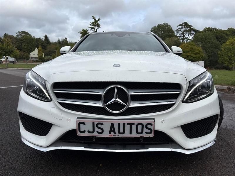 Used Mercedes C250 AMG Line Premium Plus 2016 White Estate