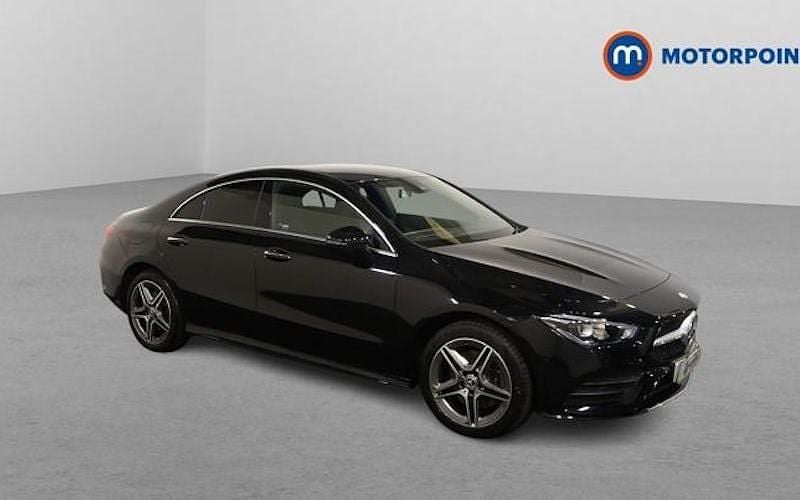 Used Mercedes CLA250e AMG Line Premium 218 HP (160 kW) 2021 Black Sedan