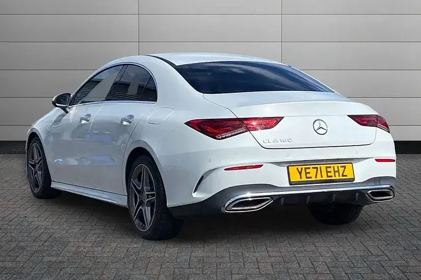 Used Mercedes CLA180 AMG Line Premium 136 HP (100 kW) 2021 White Sedan