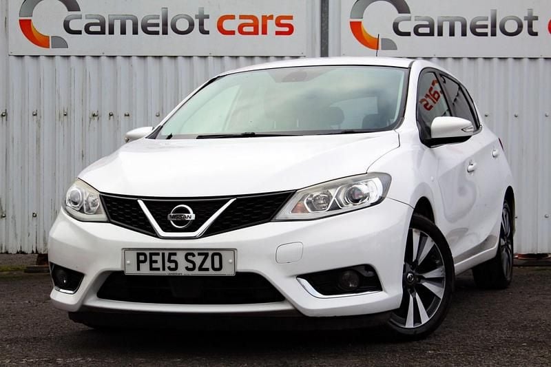 White Used 2015 Nissan Pulsar N-TEC Hatchback | £4,990 (A bit pricey) - Image 1/3