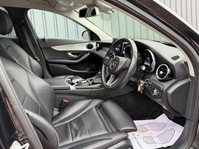Used Mercedes C350e 2016 Black Estate