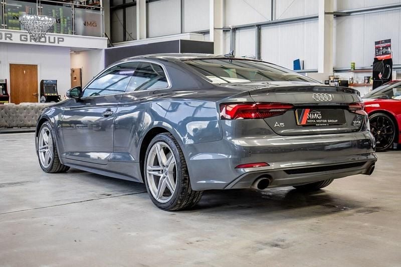Used Audi A5 S-Line 252 HP (185 kW) 2018 Grey Coupe