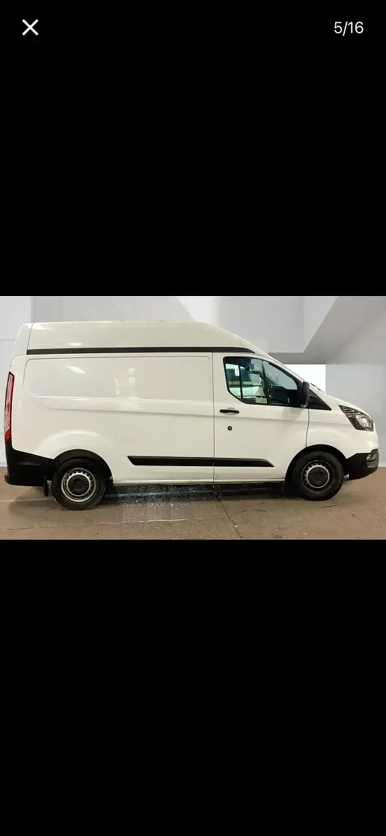 Used Ford Transit Custom 105 HP (77 kW) 2019 White Van