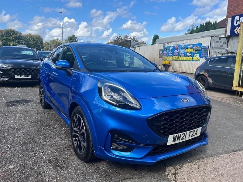 Blue Used 2021 Ford Puma ST-Line Hatchback | £8,699 (Super price) - Image 1/4