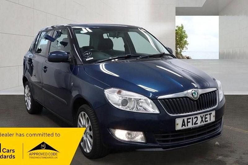 Used Skoda Fabia Elegance 105 HP (77 kW) 2012 Blue Hatchback