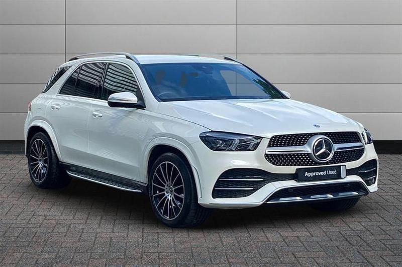 Diamond white bright Used 2022 Mercedes GLE450 AMG AMG line Estate | £48,995 (Super price) - Image 1/4