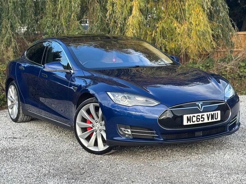 Blue Used 2015 Tesla Model S Performance Hatchback | £13,095 - Image 1/4