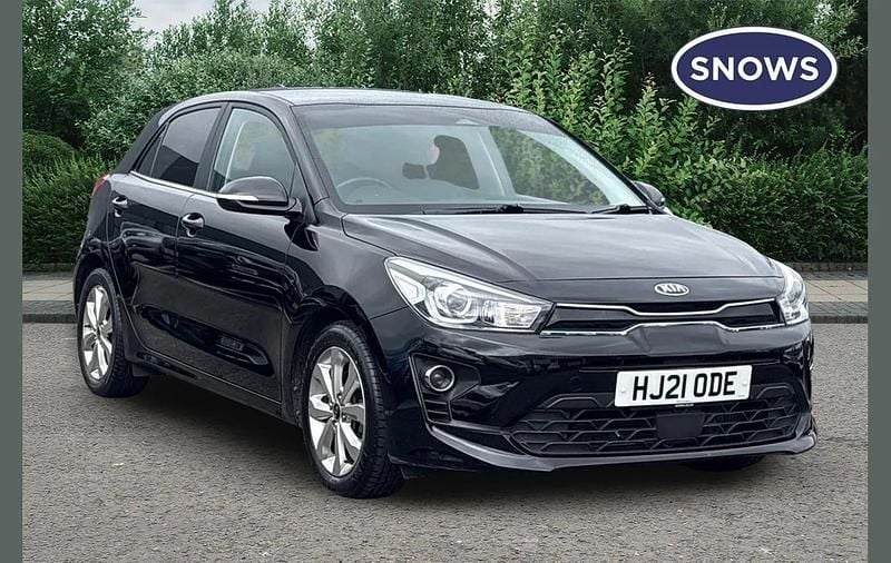 Used Kia Rio 118 HP (86 kW) 2021 Black Hatchback