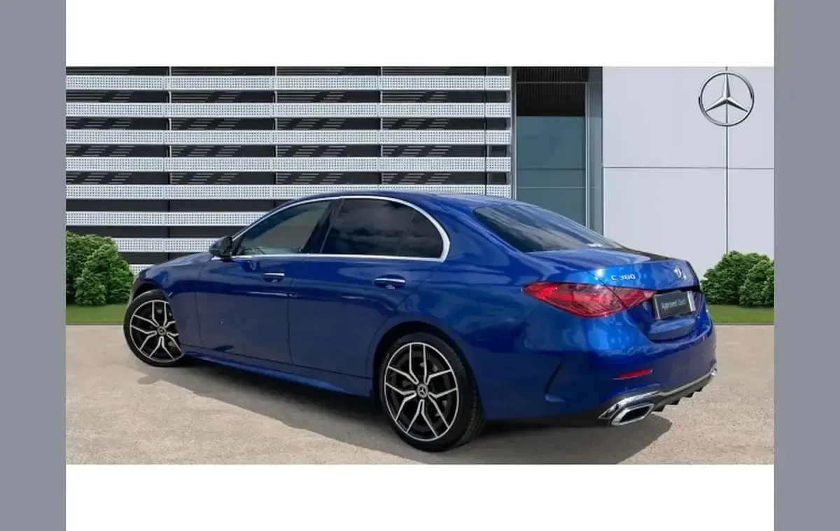 Used Mercedes C300 AMG Line Premium Plus 254 HP (186 kW) 2024 Blue Sedan