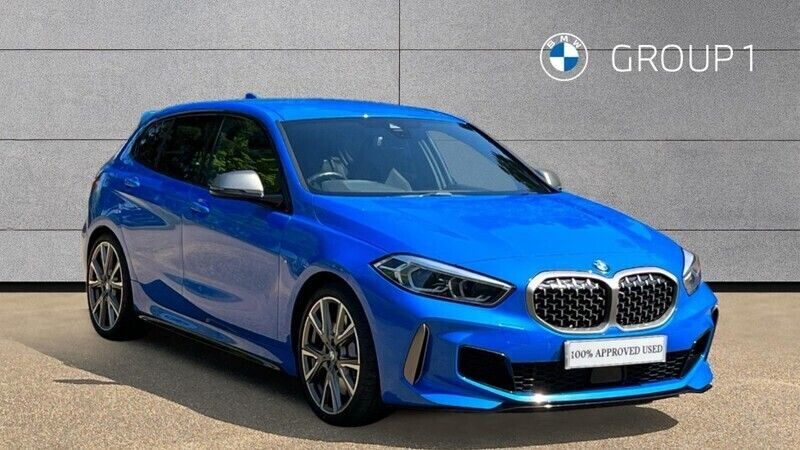 Blue Used 2022 BMW M135 Shadowline Hatchback | £29,249 (Fair price) - Image 1/4