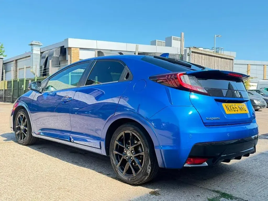Used Honda Civic Sport 2015 Blue Hatchback