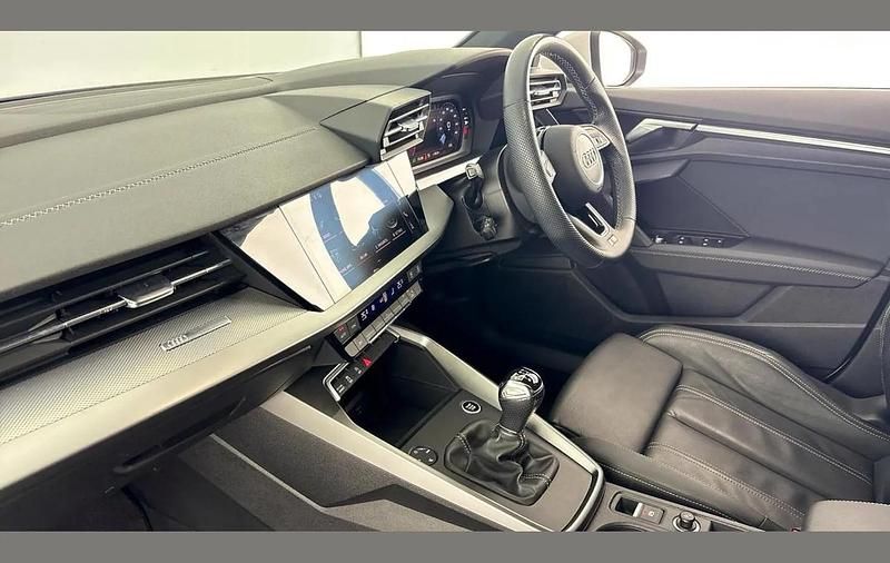 Used Audi A3 S-Line 110 HP (80 kW) 2022 White Hatchback