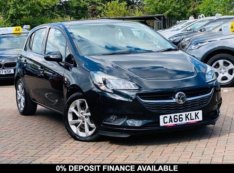 Black Used 2017 Vauxhall Corsa Hatchback | £6,399 (Fair price) - Image 1/4